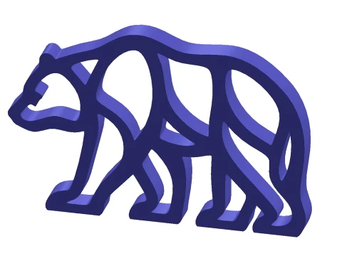 Bear-A004 3D Print Model