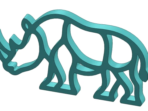 Rhino-A005 3D Принт Модель