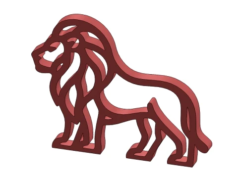 Lion-A006 3D Print Model