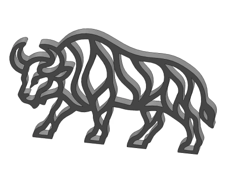 Bull-A009 3D Print Model