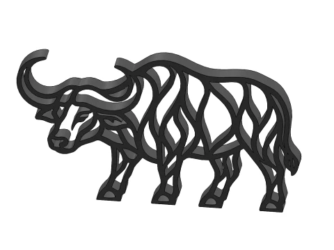Wild Buffalo-A010 3D Print Model