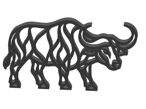 Wild Buffalo-A010 3D Print Model