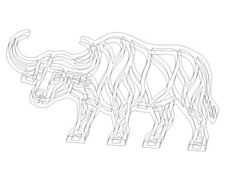 Wild Buffalo-A010 3D Print Model
