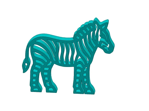 Zebra-A012 3D Print Model