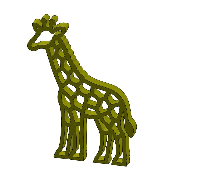 Giraffe-A013 3D Print Model .c4d .max .obj .3ds .fbx .stl .blend