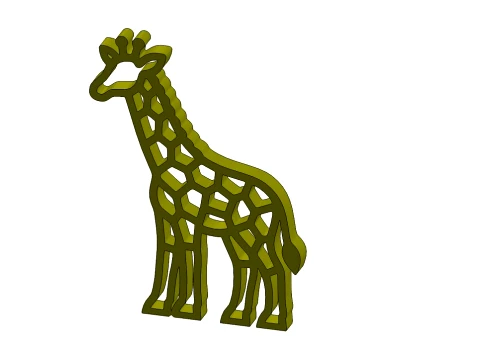 Giraffe-A013 3D Print Model