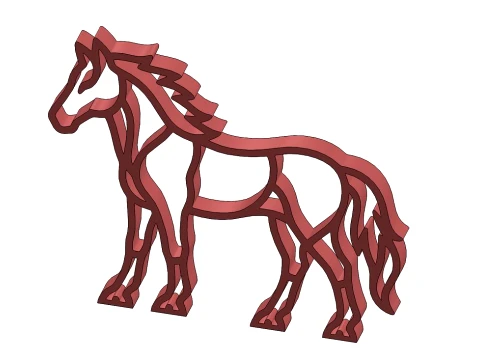 Horse-A015 3D Print Model