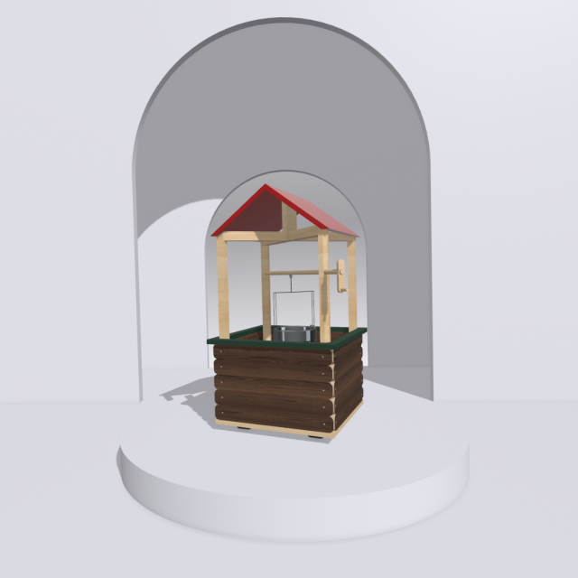 Garden well Modello 3D .c4d .max .obj .3ds .fbx .stl .blend 