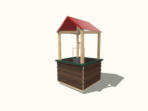 Garden well Modello 3D
