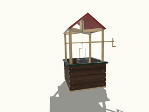 Garden well Modello 3D
