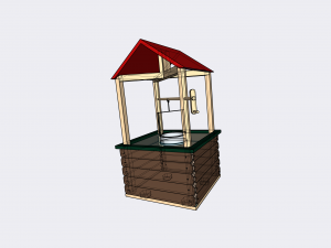 Garden well Modello 3D