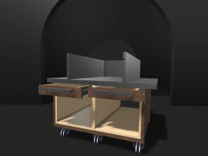 야외 파티 3D 모델