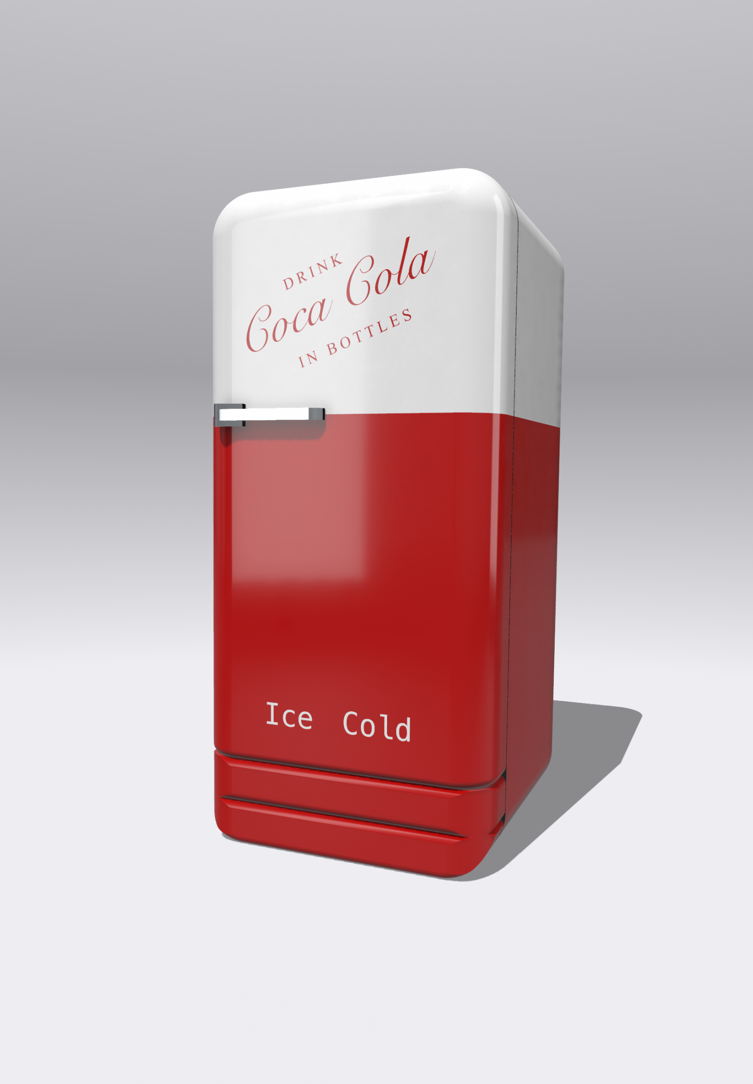 Refrigerator Coca cola vintage 3D Model in Household Appliances 3DExport