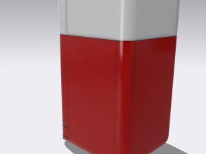 Refrigerator Coca cola vintage 3D 모델