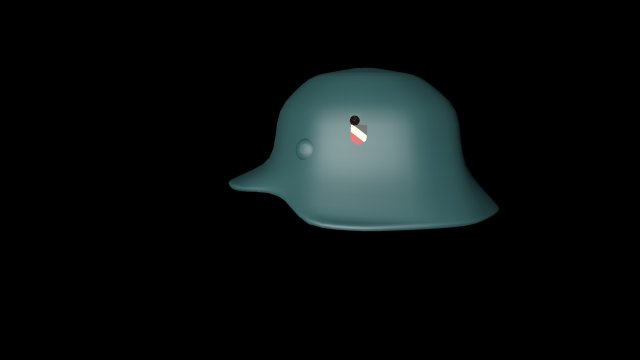 german helmet 3D Model .c4d .max .obj .3ds .fbx .stl .blend 