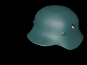 german helmet 3D Model