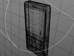 push-button mobile phone 3D Model