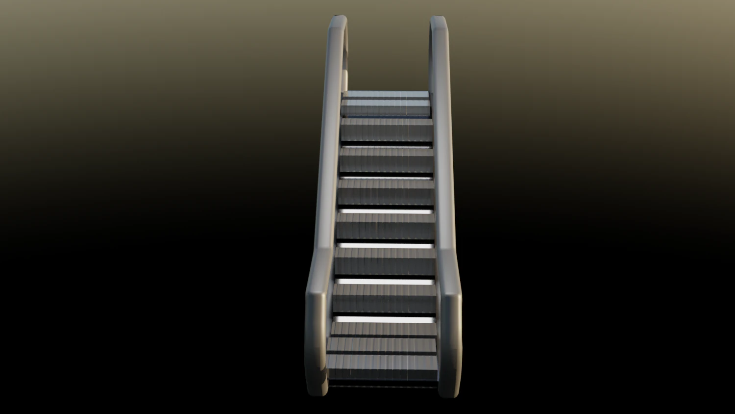 escalator 3D Model .c4d .max .obj .3ds .fbx .stl .blend 