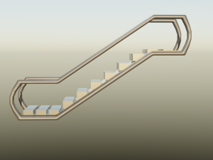 escalator Modelo 3D