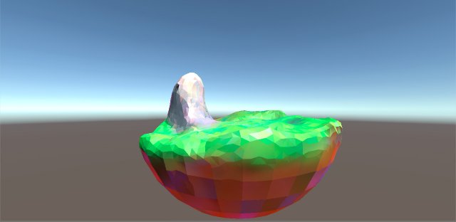 low poly island 3D Model .c4d .max .obj .3ds .fbx .stl .blend 
