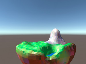 low poly island 3D Model