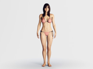 sexy bikini woman Modelo 3D