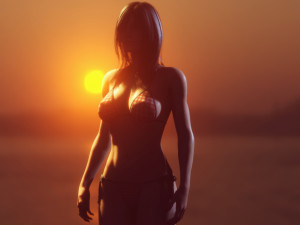 sexy bikini woman Modelo 3D