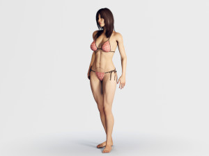 sexy bikini woman Modelo 3D