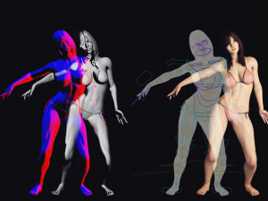 sexy bikini woman Modelo 3D