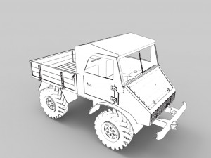 unimog truck 3D 프린트 모델