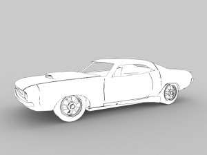 dodge 1970 Modelo de impresión 3D