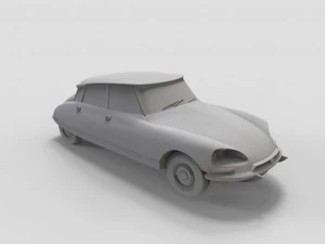 retro car citroen 3D Print Model