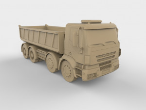 dump truck iveco 3D Print Model