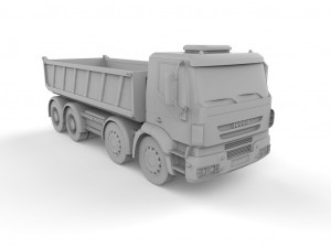 dump truck iveco 3D Print Model
