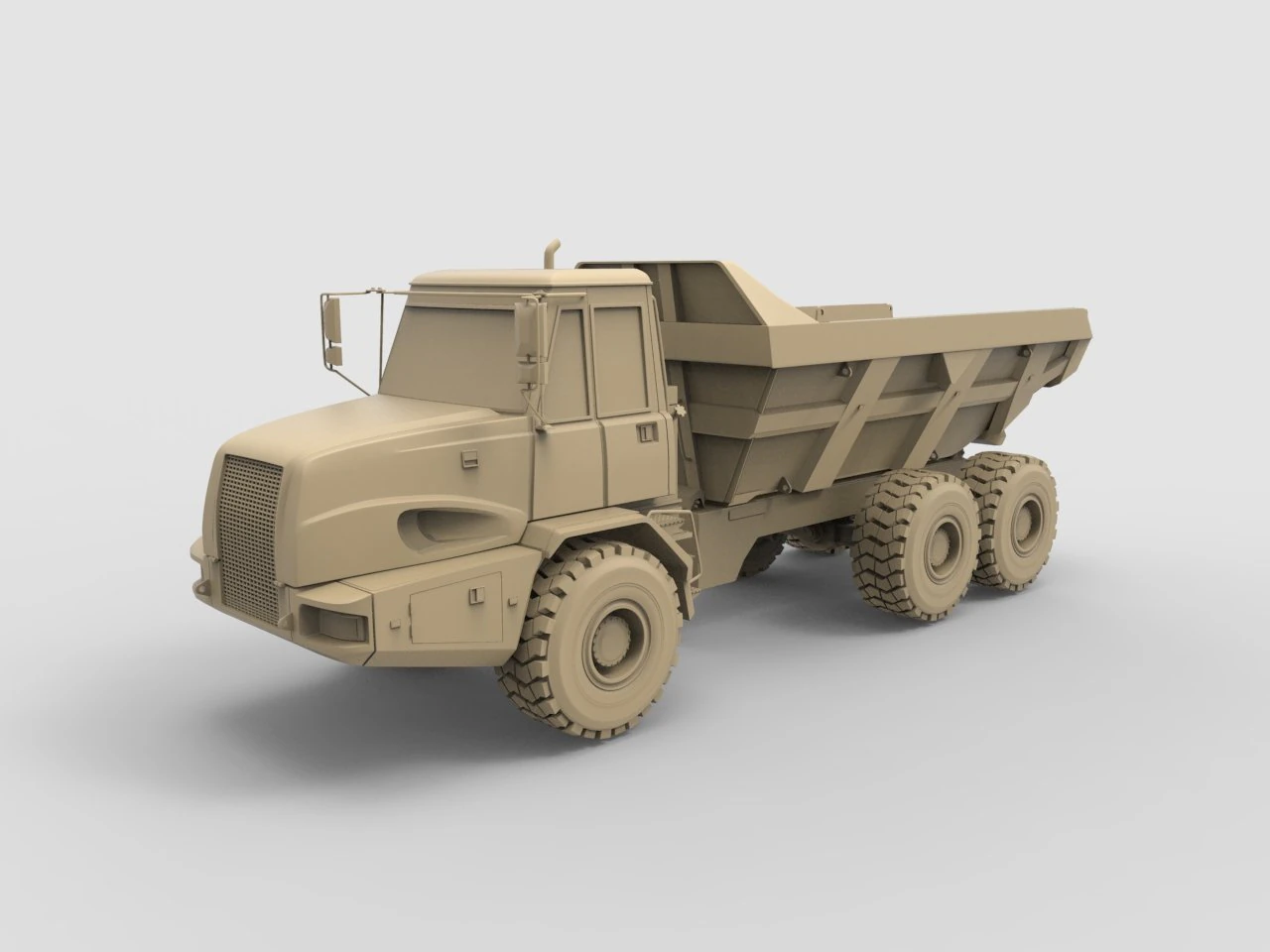 work truck 3D Print Model .c4d .max .obj .3ds .fbx .stl .blend