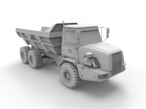 work truck 3D-printmodel
