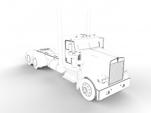heavy truck Modèles 3D en vedette