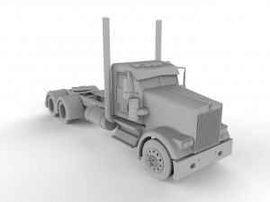 heavy truck Modèles 3D en vedette