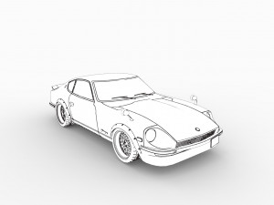 nissan s30 3D 프린트 모델