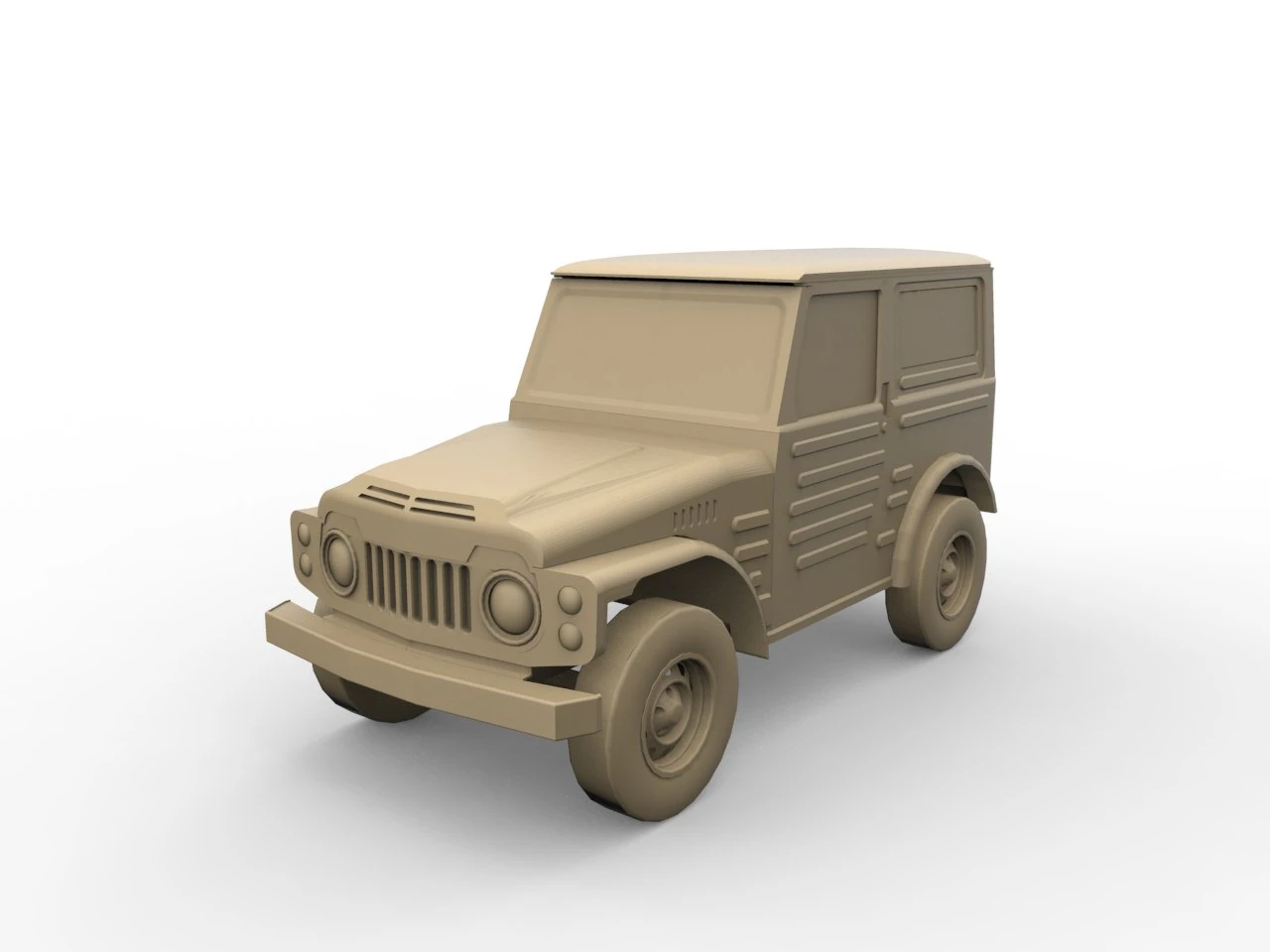 suzuki lj 80 3D Print Model .c4d .max .obj .3ds .fbx .stl .blend 