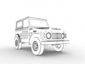 suzuki lj 80 3D Print Model