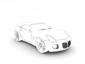pontiac gxp 3D Print Model