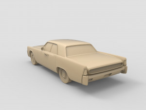 lincoln continental 1962 Modelo de Impressão 3D