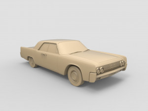 lincoln continental 1962 Modelo de Impressão 3D