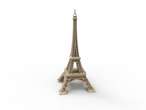 eiffel tower Model Cetak 3D