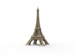 eiffel tower Model Cetak 3D