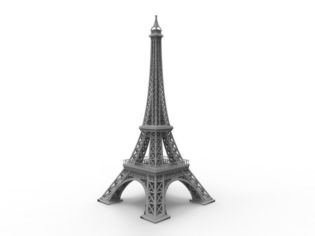 eiffel tower 3D Print Model in Other 3DExport