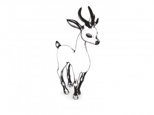 deer Modelo de Impressão 3D