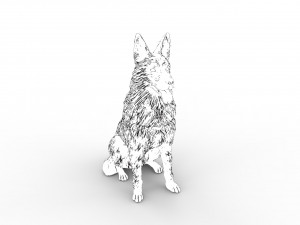 sheepdog Model do druku 3D
