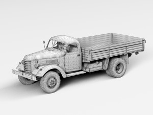 Truck Zil 164 Modelo 3D
